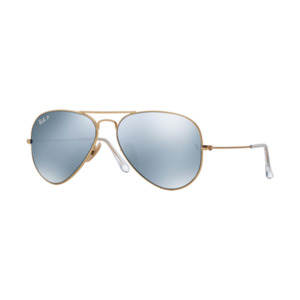 Ray-Ban Polarized Aviator Flash Lens Sunglasses