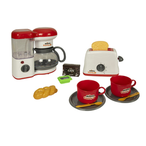 Deluxe Kitchen Play Set Coffee Maker and Toaster
