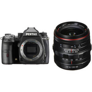 K-3 Mark III DSLR Camera with 20-40mm Lens Kit (Black)