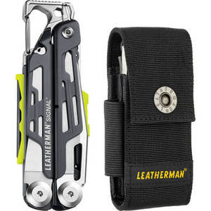 Signal Multi-Tool with Black Nylon Sheath (Gray, Box)
