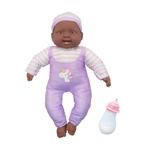 20" Soft Lovely Baby Doll Dressed In Purple - Ethnic
