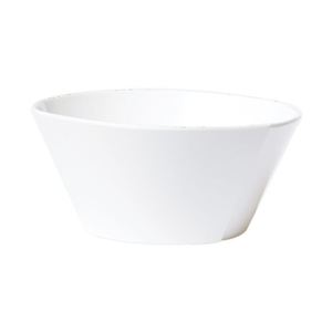 Melamine Lastra Stacking Serving Bowl - White/Large