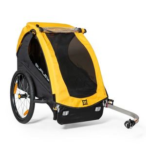Bee Kids Bike Trailer and Stroller - Single/Yellow