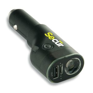 6-in-1 Car Charger and LED Flashlight