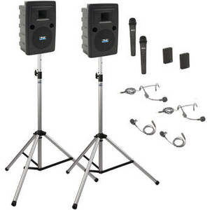 LIB-DP4-AIR-HHBB Liberty Deluxe AIR Package 4 Portable Bluetooth PA System (1.9 GHz)