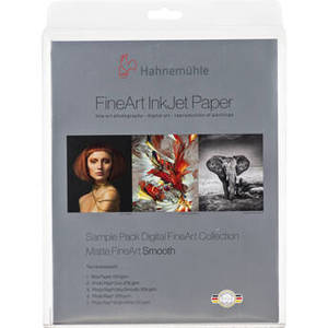 Matte Smooth FineArt Inkjet Paper Sample Pack (8.5 x 11", 12 Sheets)
