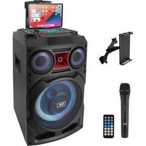 PHP210DJT 10" Portable Bluetooth PA System with Rechargeable Battery