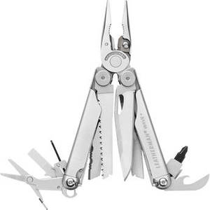 Wave+ Multi-Tool and Black Nylon Sheath (Stainless)