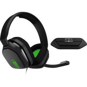A10 Wired Gaming Headset with MixAmp M60 (Darker Gray / Green)