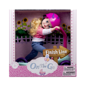 15" Toddler Baby Doll with Scooter