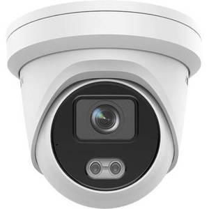 ColorVu DS-2CD2347G2-LU 4MP Outdoor Network Turret Camera with Dual Spotlights & 2.8mm Lens