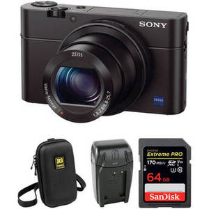 Cyber-shot DSC-RX100 III Digital Camera with Accessories Kit
