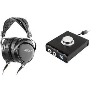 LCD-XC Closed-Back Planar Magnetic Headphones Kit with Grace m900 Headphone Amp (Leather)
