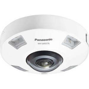 iPro WV-X4573L 12MP Outdoor Network 360&deg; Panoramic Fisheye Dome Camera