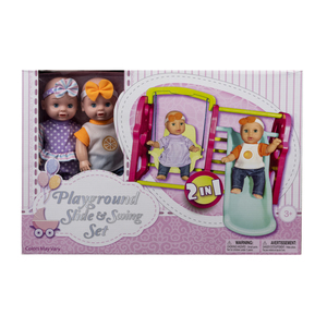 Playground Slide and Swing Set