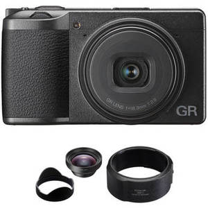 GR III Digital Camera with GW-4 Wide Conversion Lens Kit