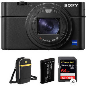 Cyber-shot DSC-RX100 VI Digital Camera Deluxe Kit