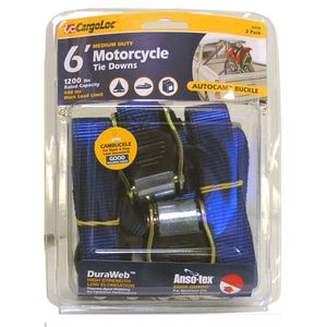 CargoLoc 2-Piece Motorcycle Tie Downs