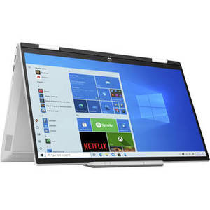 15.6" Pavilion x360 Multi-Touch 2-in-1 Laptop (Natural Silver)
