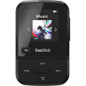 32GB Clip Sport Go Wearable MP3 Player (Black)