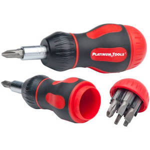 8-in-1 Ratcheted Stubby Screwdriver