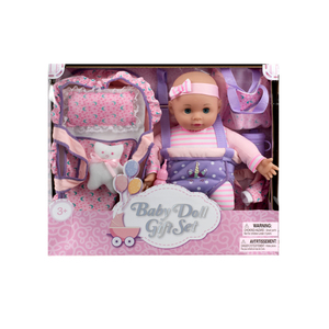 Baby Doll Gift Set with Carrier