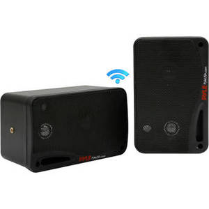PDWR42BBT Indoor/Outdoor Speakers with Bluetooth (Black, Pair)