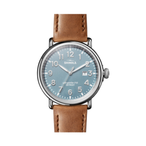 Shinola The Runwell Leather Strap Watch