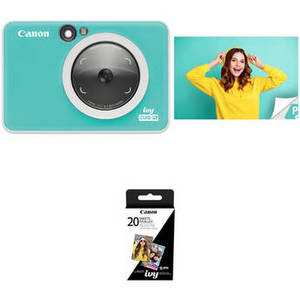 IVY CLIQ2 Instant Camera/Printer with 20 Sheets of Paper Kit (Turquoise)