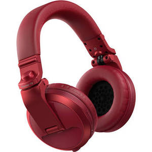 HDJ-X5BT Bluetooth Over-Ear DJ Headphones (Metallic Red)