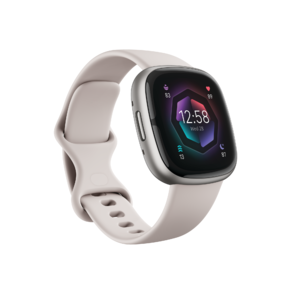 Fitbit Sense 2â¢ (Lunar White / Platinum Aluminum)