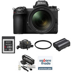 Z6 Mirrorless Camera with 24-70mm Lens Deluxe Kit