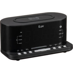 Time Shaker 5Q Wow Clock Radio with Qi Wireless Charging