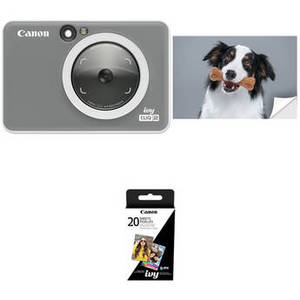 IVY CLIQ2 Instant Camera / Printer with 20 Sheets of Paper Kit (Charcoal)