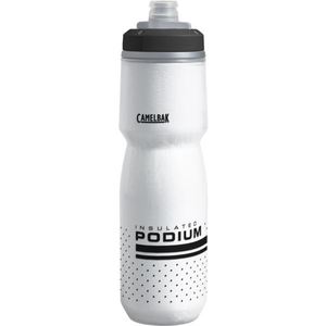 Podium Chill 24oz/.71L Insulated Bike Bottle - White/Black