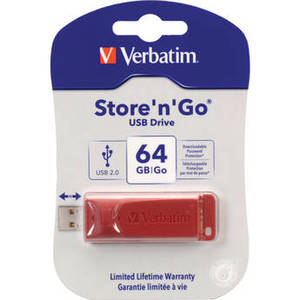 Store 'n' Go USB Flash Drive - 64GB Capacity
