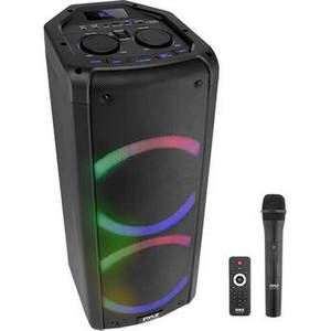 PPHP265B Dual 6.5'' Woofers 240W Rechargeable Speaker System with Wireless Handheld Mic