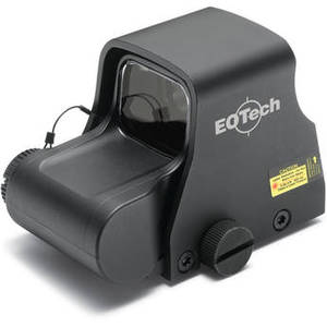 EXPS3 Holographic Weapon Sight (Black, Ring/Center Dot Reticle)