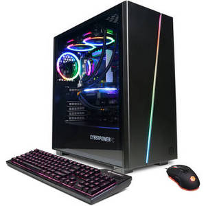 Gamer Supreme Mid-Tower Gaming Desktop Computer (Black)