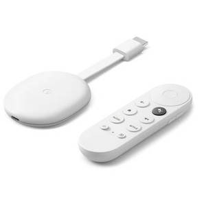 Chromecast with Google TV (4K) (Snow)