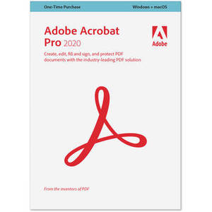 Acrobat Pro 2020 (Windows/Mac, DVD)