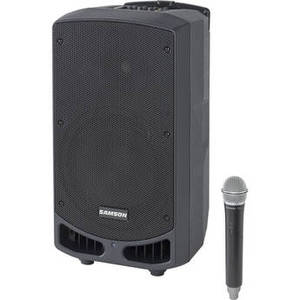 Expedition XP310w-K: 470 to 494 MHz 10" 300W Portable PA System with Wireless Microphone (K)