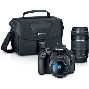 EOS Rebel T7 DSLR Camera with 18-55mm and 75-300mm Lenses