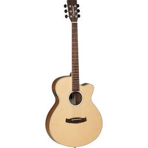 Discovery Super Folk Acoustic/Electric Guitar (Natural Open Pore Satin)