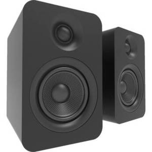 YUP4 2-Way Bookshelf Speakers (Matte Black, Pair)