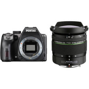 K-70 DSLR Camera with DA Fisheye 10-17mm f/3.5-4.5 ED Lens Kit