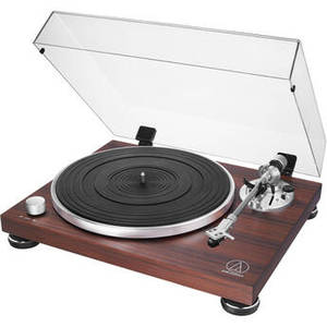 AT-LPW50BT-RW Manual Two-Speed Turntable with Bluetooth