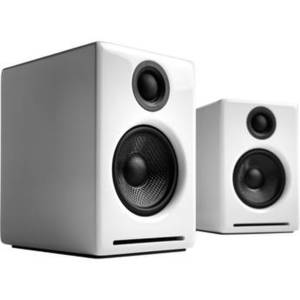 A2+ Wireless Bluetooth Speaker System (Hi-Gloss White, Pair)