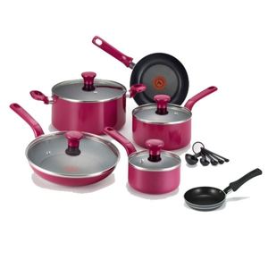 Excite Non-Stick 14-Piece Cookware Set plus plus Specialty Non-Stick One-Egg Wonder Package - Bronze