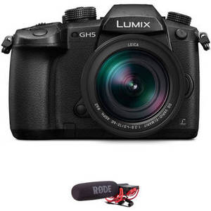 Lumix GH5 Mirrorless Camera with 12-60mm Lens and Microphone Kit